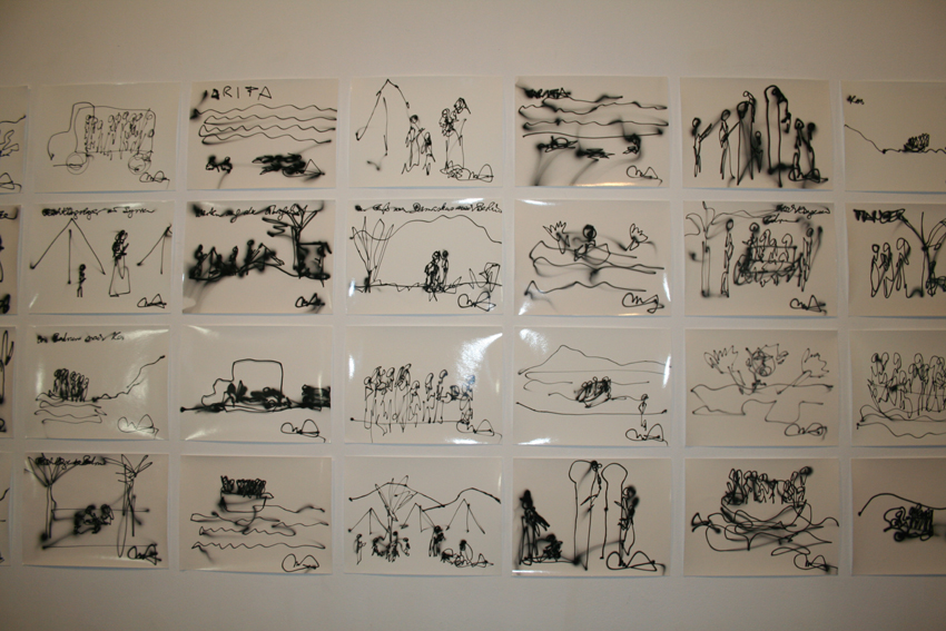 Exhibition in La Jonquera, Spain